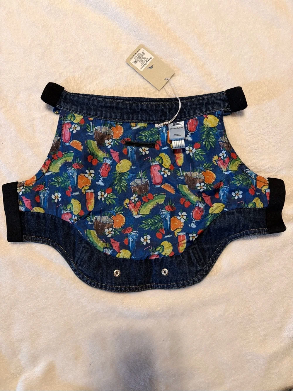 Tommy Bahama K9 Wear Dog Shirt Hawaiian Harness Set